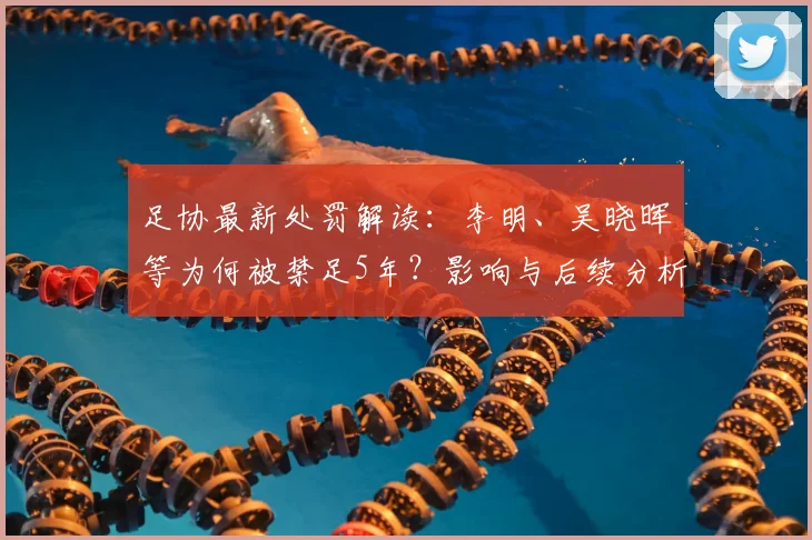 足协最新处罚解读：李明、吴晓晖等为何被禁足5年？影响与后续分析